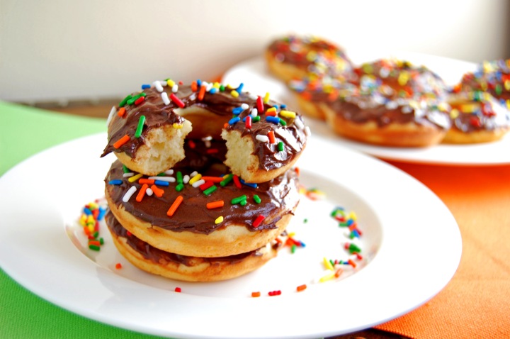 Gluten Free Buttermilk Donuts with Chocolate Icing
